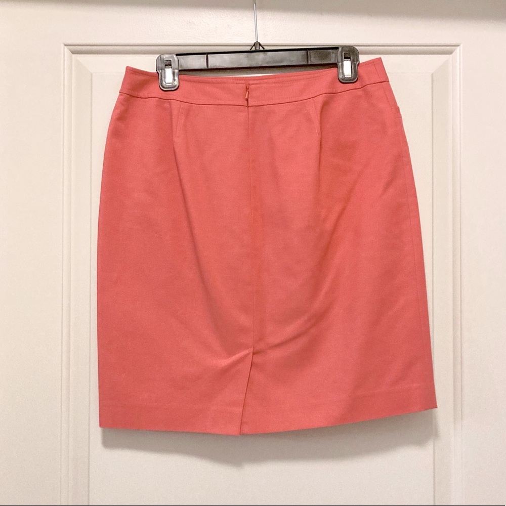 Pink Coral Pencil Skirt